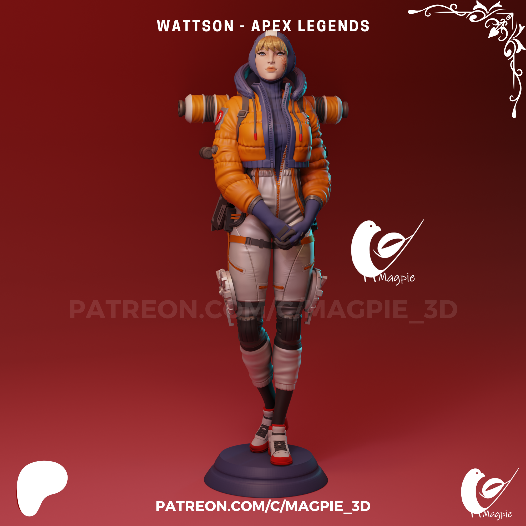 Wattson - Apex Legends Magpie_3d 04 